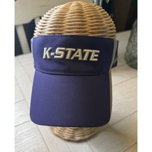 Nike Dri Fit Adjustable Kansas State Wildcats Sideline Performance Visor Hat